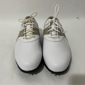 FJ Footjoy SuperLites Super Lites 98803 Women's Golf Shoes 8 M White Tan